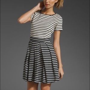 Tibi Knit Pleated Short Sleeve Dress size S